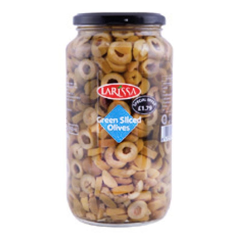 Larissa Green Sliced Olives 935g