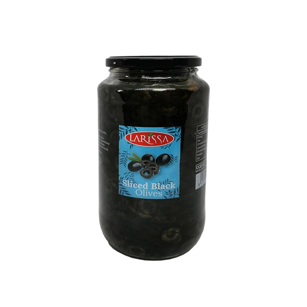 Larissa Sliced Black Olives 935g