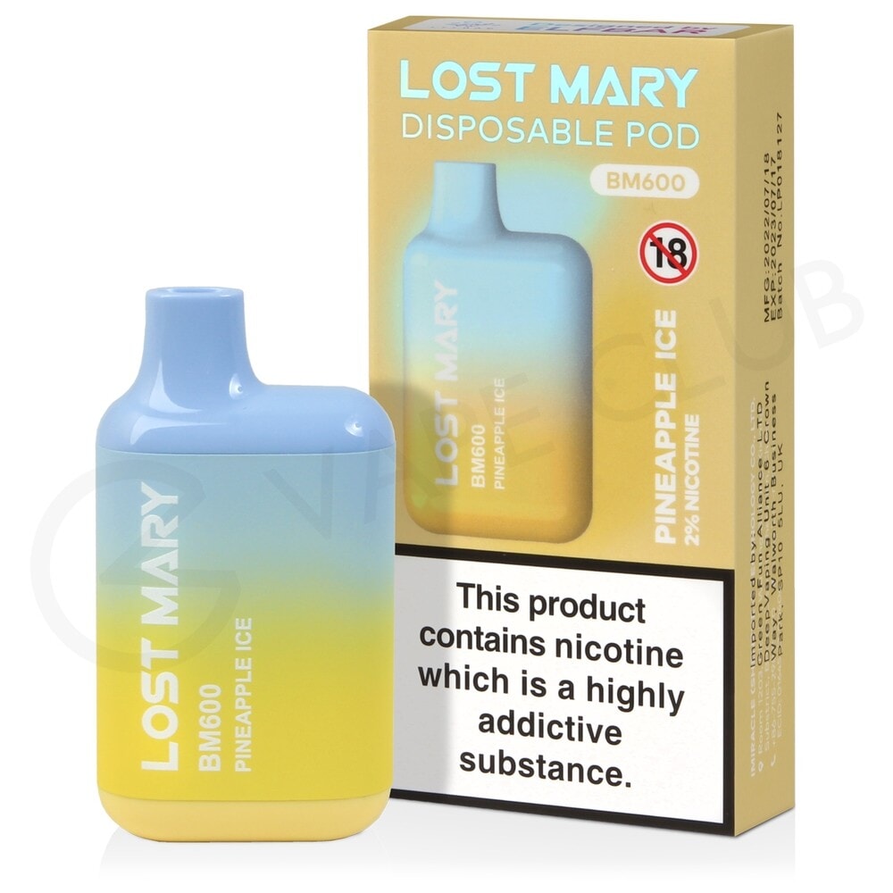 Lost Mary Pineapple Ice BM600 disposable vape