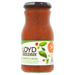 Loyd Grossman Tomato & Basil Pasta Sauce 350g