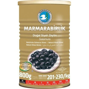Marmarabirlik Black Olives Salamura XL 800g