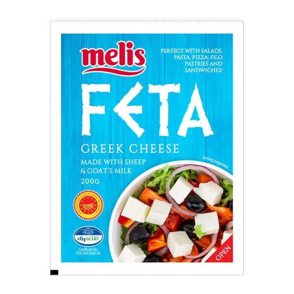 Melis Feta Sheep And Goats Cheese 200g