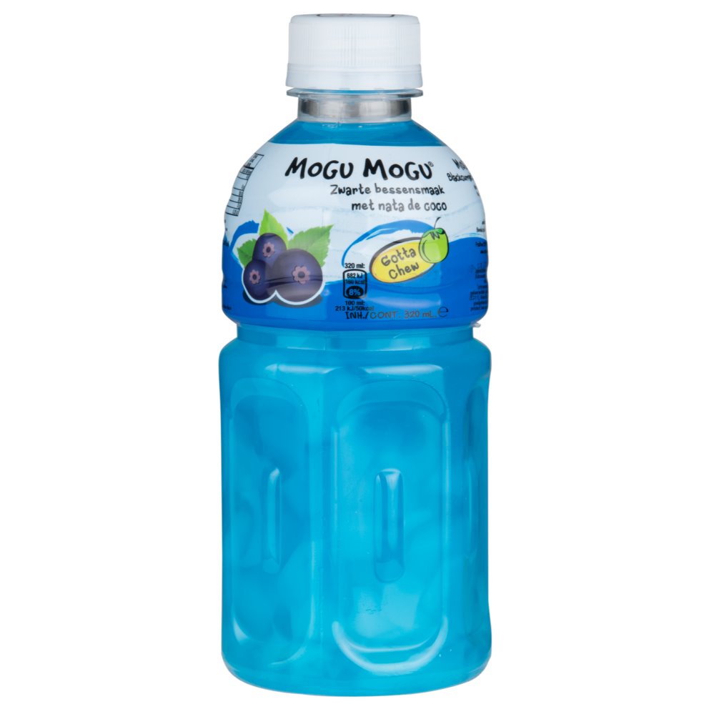 Mogu Mogu Blackcurrent Flavored Drink with Nata De Coco 320ml