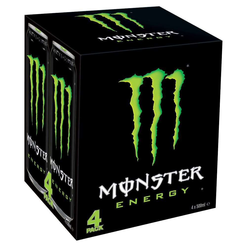 Monster Energy Drink 4 x 500ml