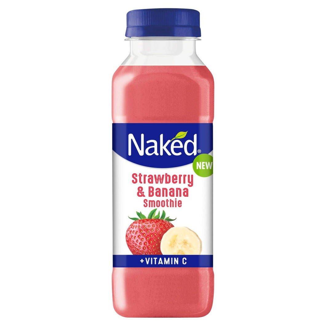 Naked Strawberry & Banana Smoothie 300ml