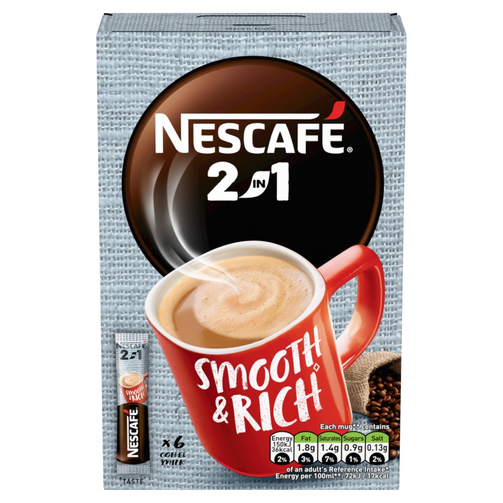 Nescafé 2in1 6 x 9g (54g)