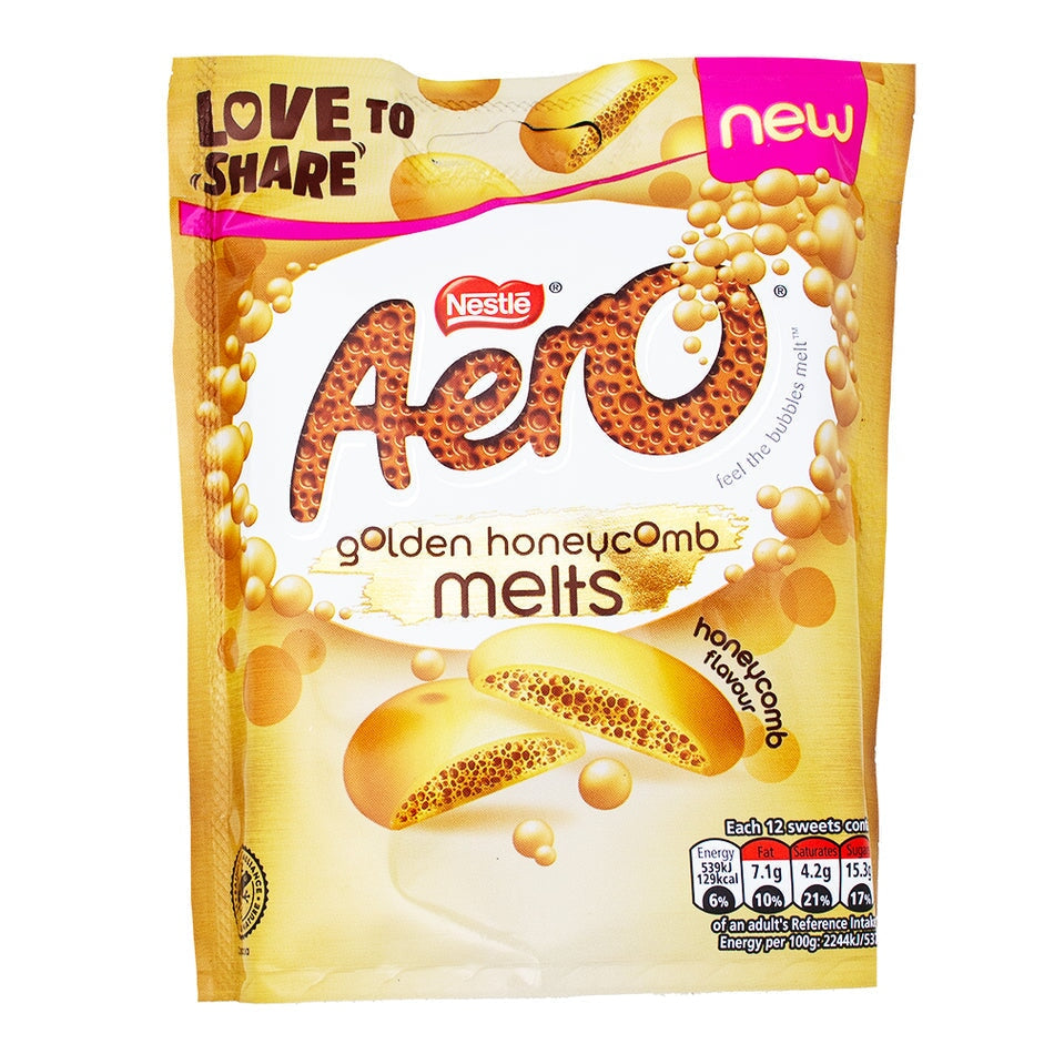 Nestle Aero Melts Golden Honeycomb 86g