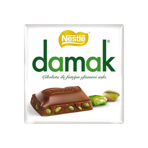 Nestle Damak Milk Chocolate with Pistachios 60g