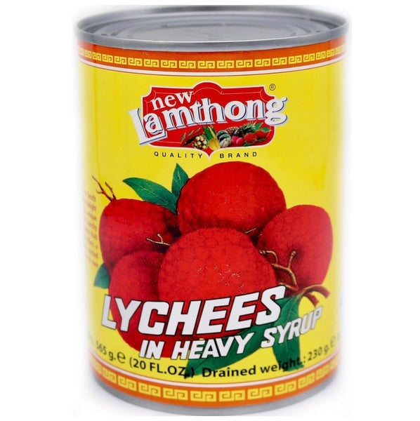 New Lamthong Lychees In Heavy Syrup 565g