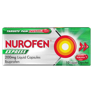 Nurofen Express 200mg Liquid Capsules 10's