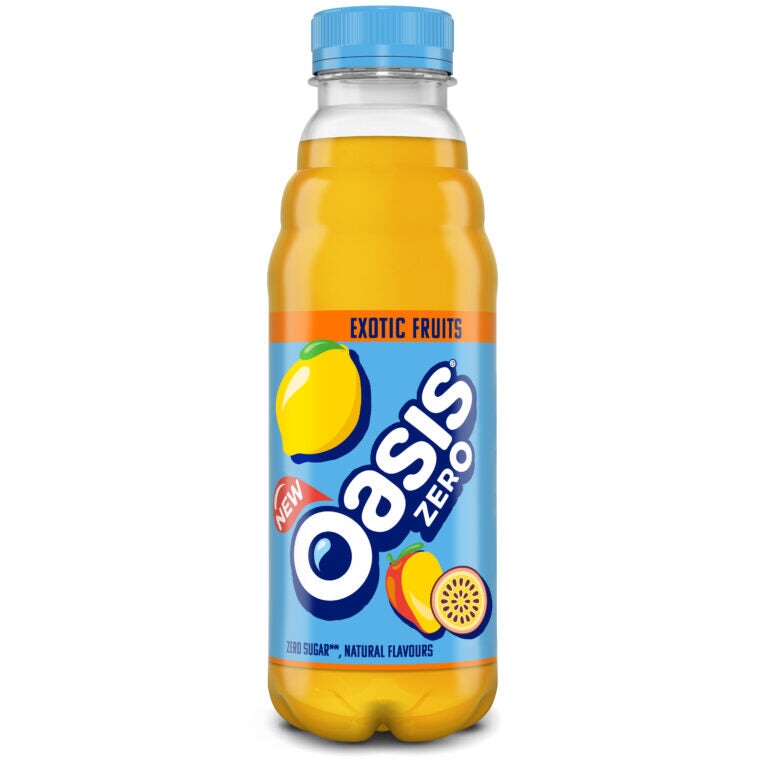 Oasis Zero Exotic Fruits flavour 500ml