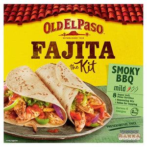 Old El Paso Smoky Bbq Fajita Dinner Kit 500g