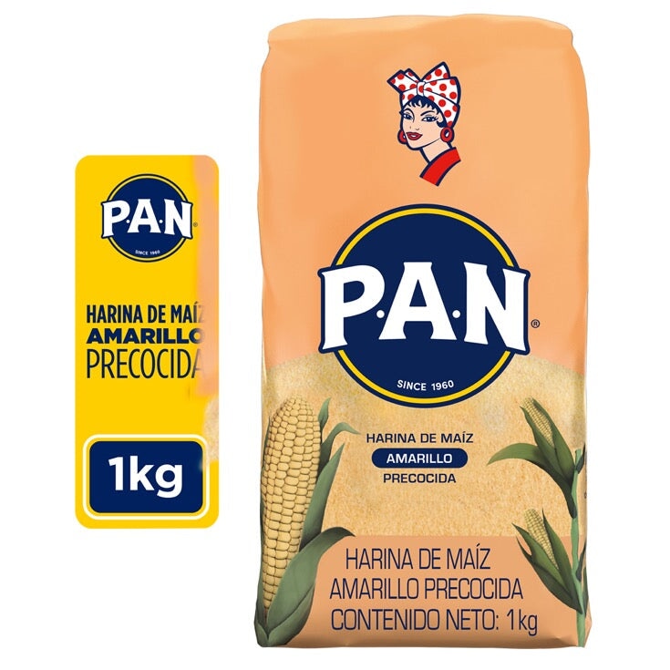 Pan Harina de Maiz Amarilla 1kg