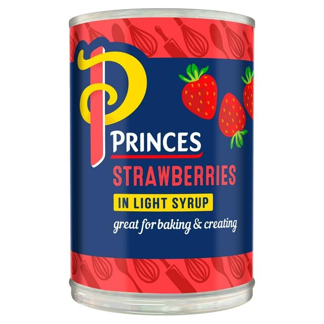 Princes Strawberries in Light Syrup 410g