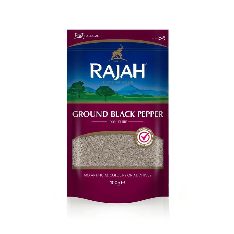 Rajah Ground Black Pepper 100g