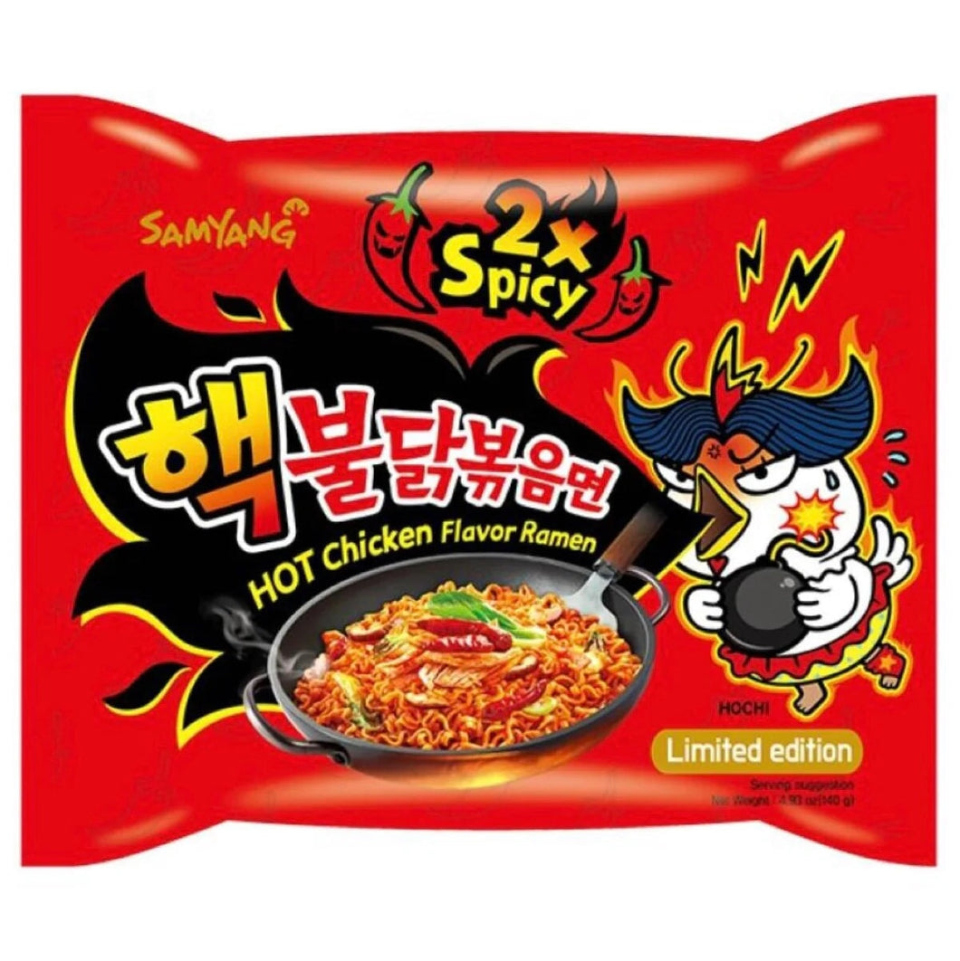 Samyang Buldak 2x Spicy Hot Chicken Flavour Ramen Noodles 145g