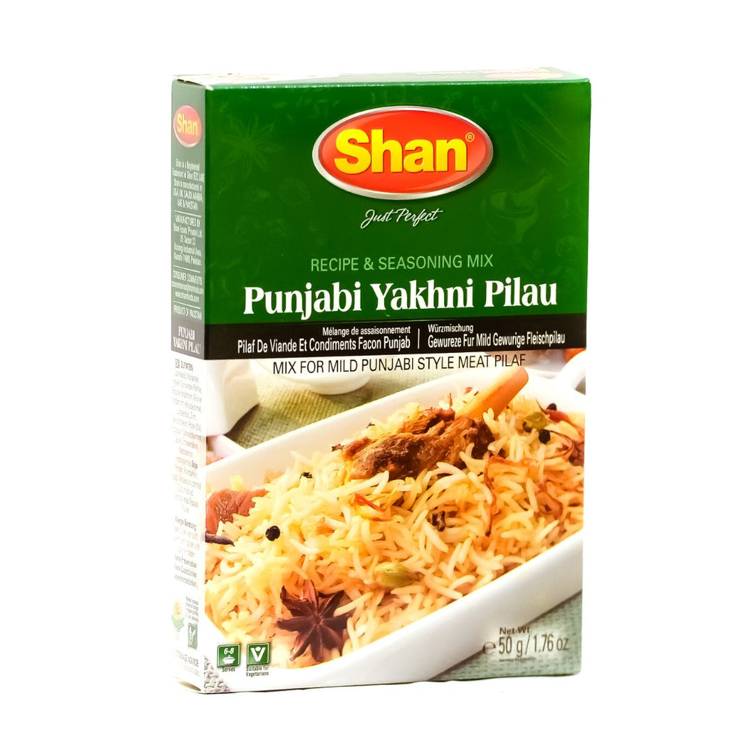 Shan Punjabi Yakhni Pilau Recipe & Seasoning Mix 50g