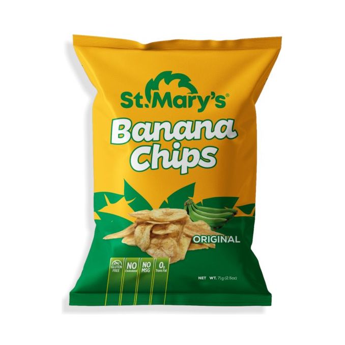 St Mary’s Banana Chips 71g