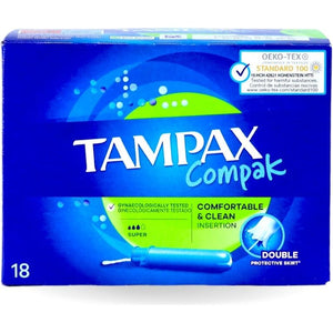 Tampax Compak Super Tampons 18's