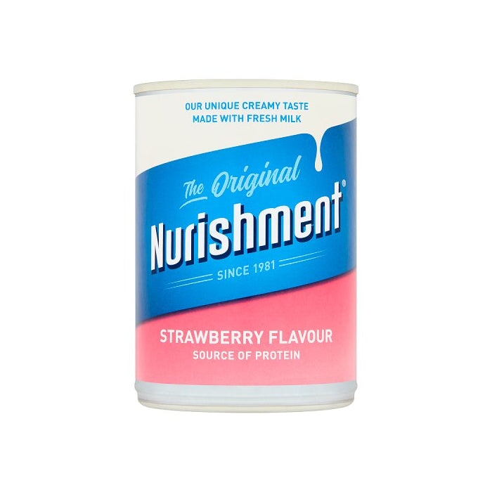 The Original Nurishment Strawberry Flavour Source Of Protein 400g