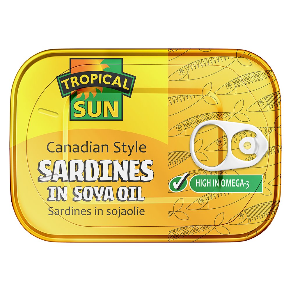 Tropical Sun Canadian-Style Sardines in Soya Oil 106g