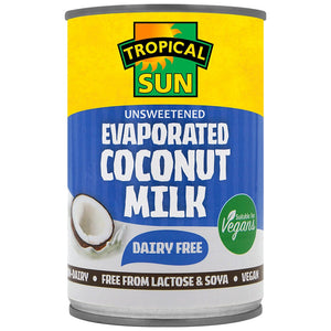 Tropical Sun Evaporated Coconut Milk (Dairy-Free) 400ml