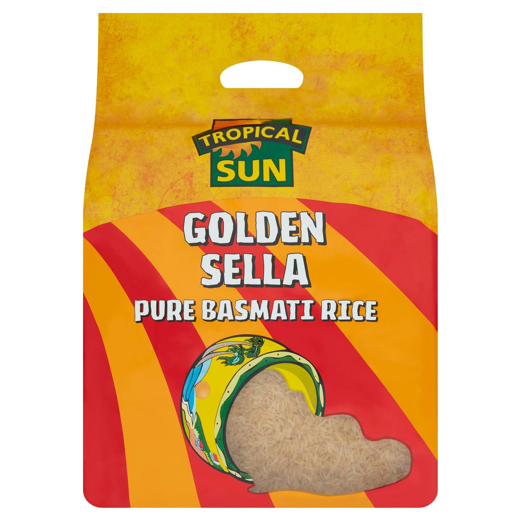 Tropical Sun Golden Sella Pure Basmati Rice 2kg