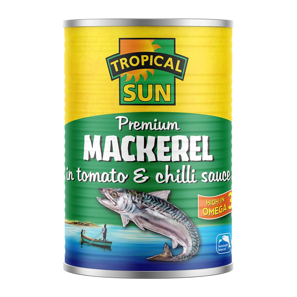 Tropical Sun Premium Mackerel In Tomato & Chilli Sauce 400g