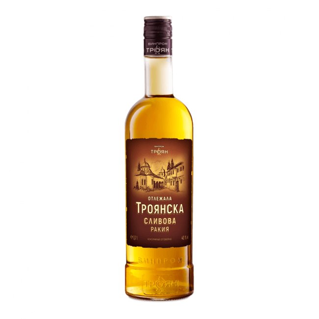 Troyanska Slivova Plum Matured Rakia 3 Years Old 500ml