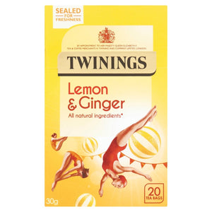 Twinings Lemon & Ginger Tea  20 Tea Bags