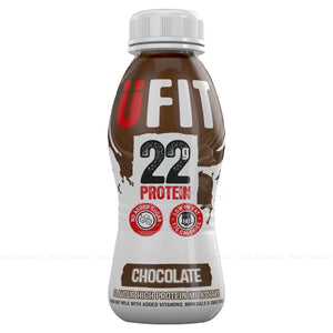 UFIT Chocolate 22g Protein Milkshake 2x 330ml