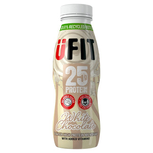 UFIT White Chocolate 22g Protein Milkshake 2x 330ml