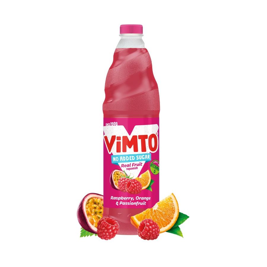 Vimto Real Fruit Squash Raspberry, Orange & Passionfruit 725ml