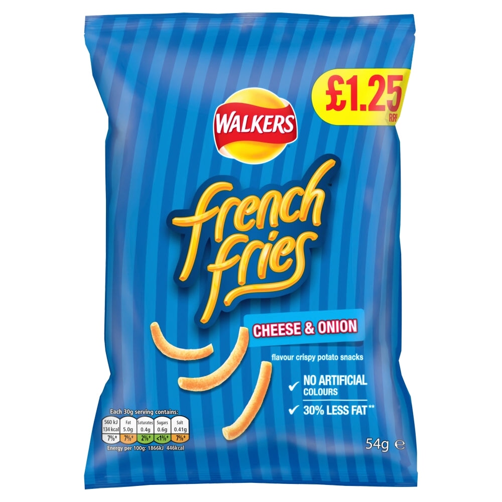 Walkers French Fries Cheese & Onion 54g