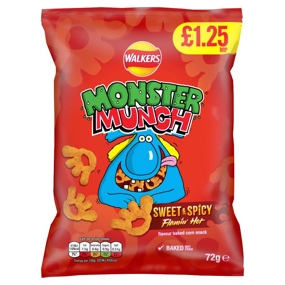 Walkers Monster Munch Sweet & Spicy 72g