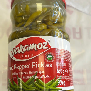 Yakamoz Hot Pepper Pickles 650g