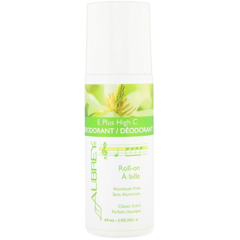 Aubrey E Plus High C Roll On Deodorant 89ml