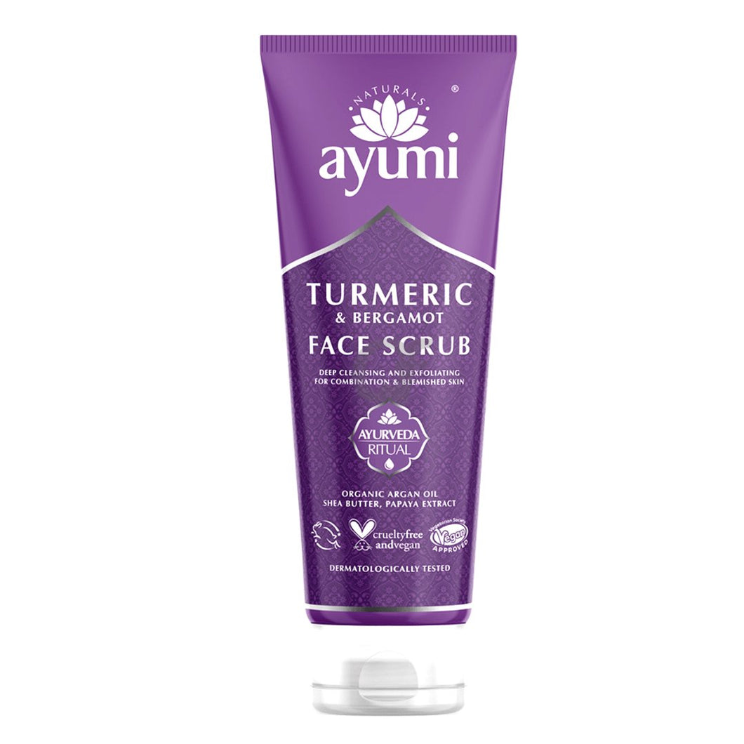 Ayumi Turmeric & Bergamot Face Scrub 125ml