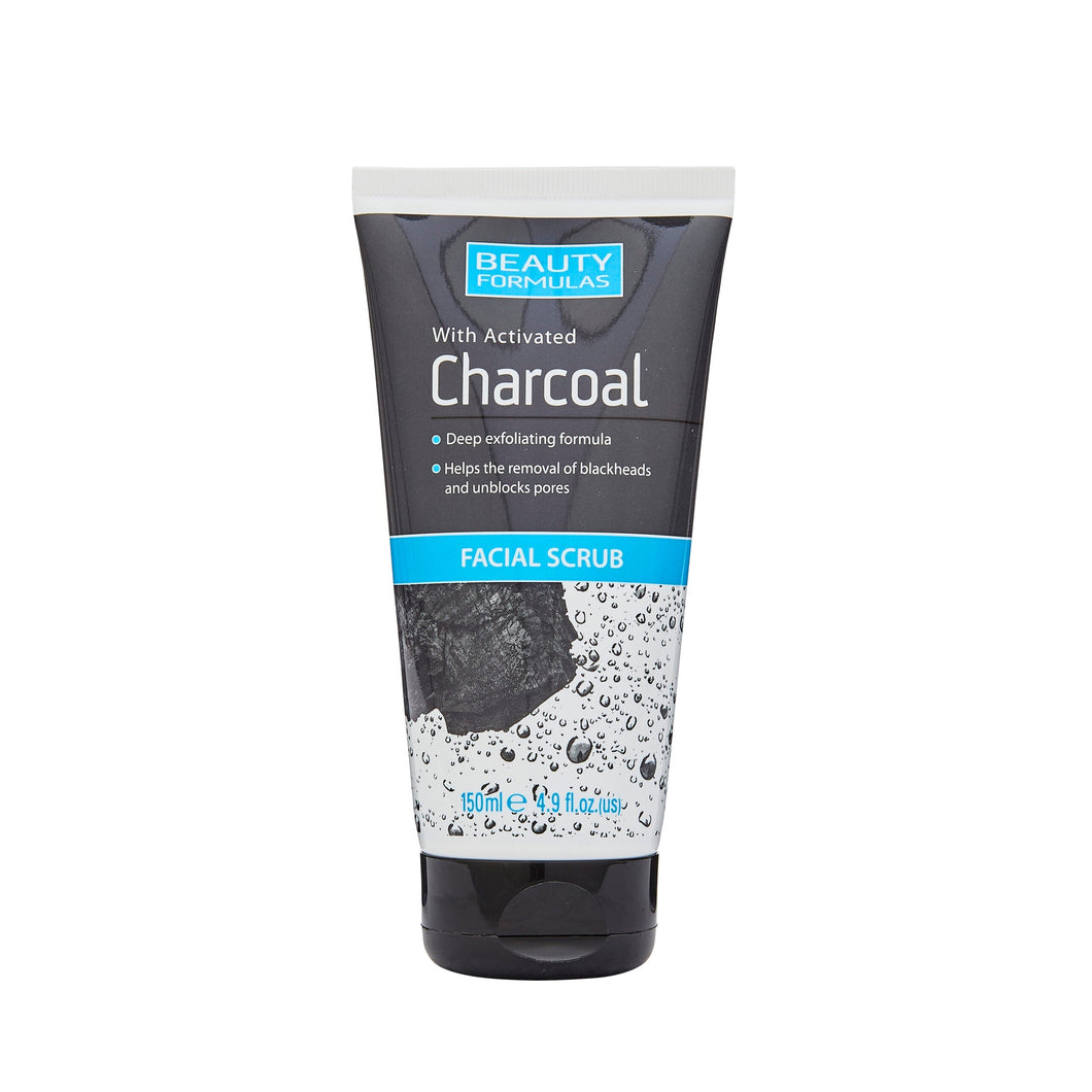 Beauty Formulas Charcoal Facial Scrub 150ml