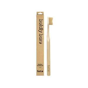 f.e.t.e from earth to earth Adult Bamboo Toothbrush - Bare