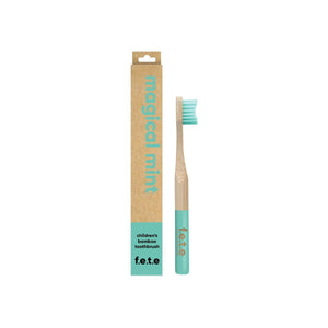 f.e.t.e from earth to earth Child Bamboo Toothbrush Magical Mint (Single)