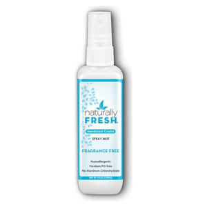 Naturally Fresh Spray Mist Deodorant Fragrance Free 120ml