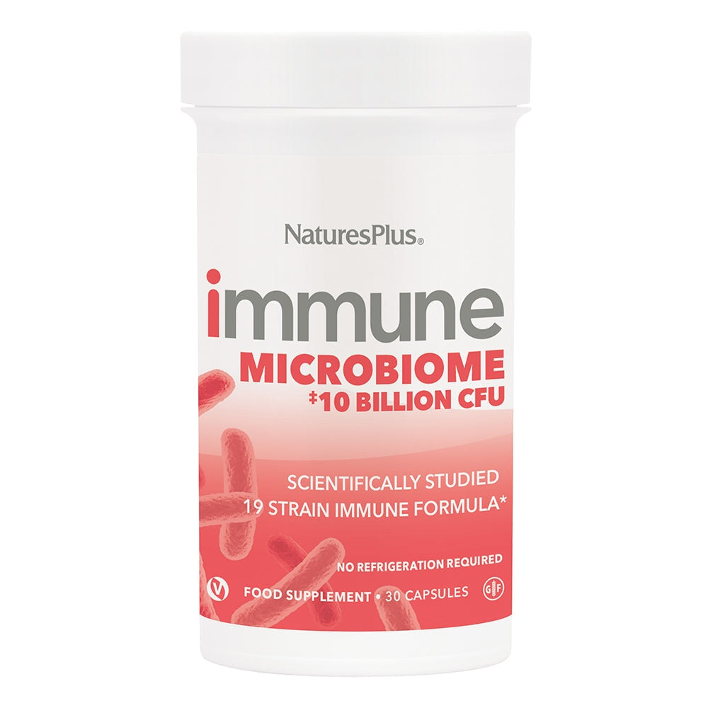 NaturesPlus Immune Microbiome 10 Billion CFU 30 Capsules