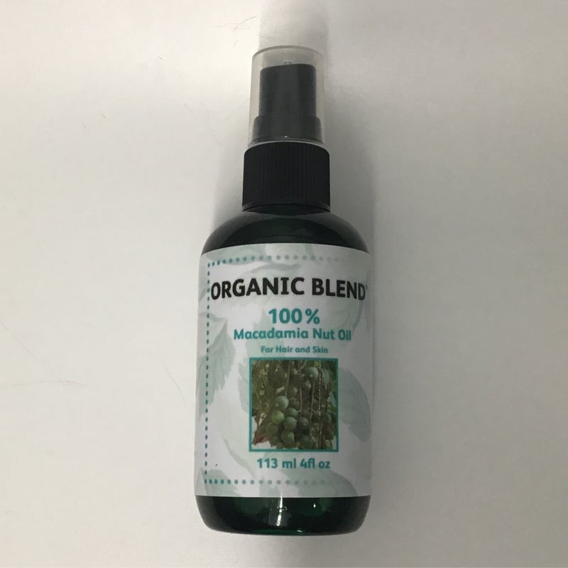 Organic Blend 100% Macadamia Nut Oil For Hair And Skin 113ml