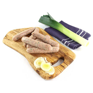 Pork and Leek Sausages (6 per pack)