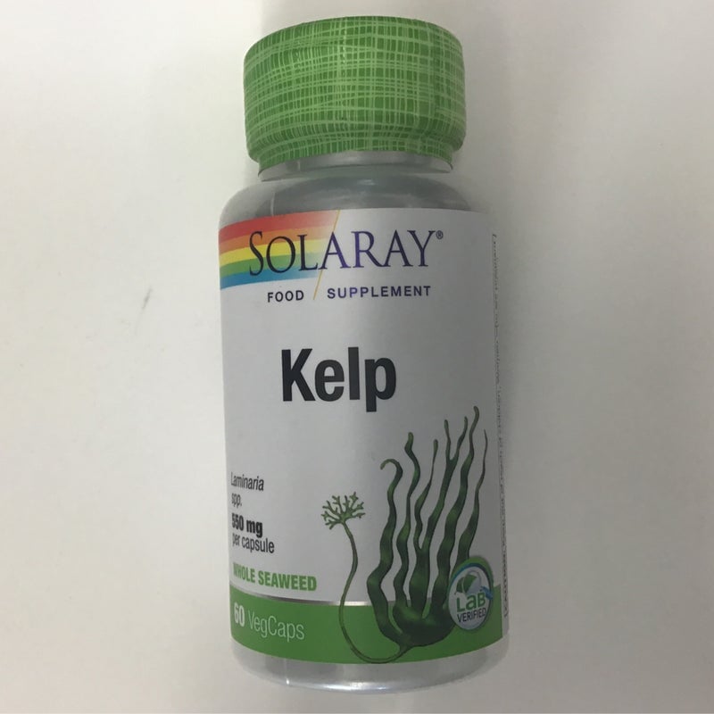 Solaray Kelp 550mg 60 Vegecaps