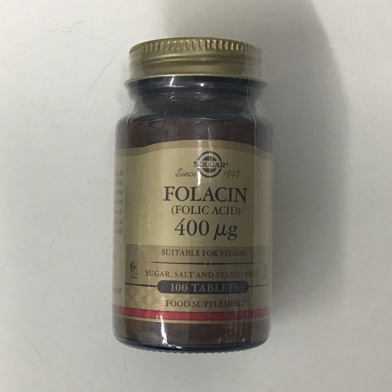 Solgar Folacin (Folic Acid) 400ug 100 tablets | Same Day Grocery ...