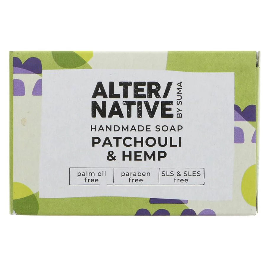 Suma Alter/native Handmade Soap - Patchouli & Hemp 95g boxed